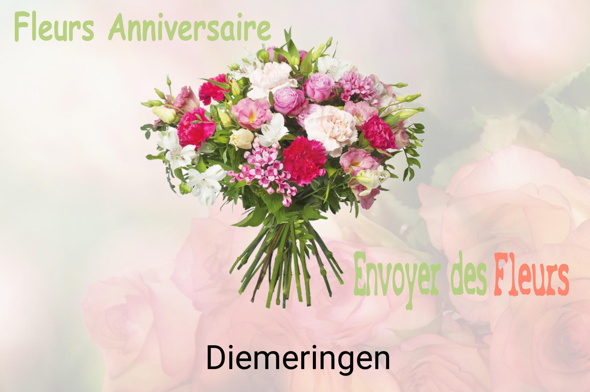 Bouquet de fleurs d’anniversaire livré à Diemeringen